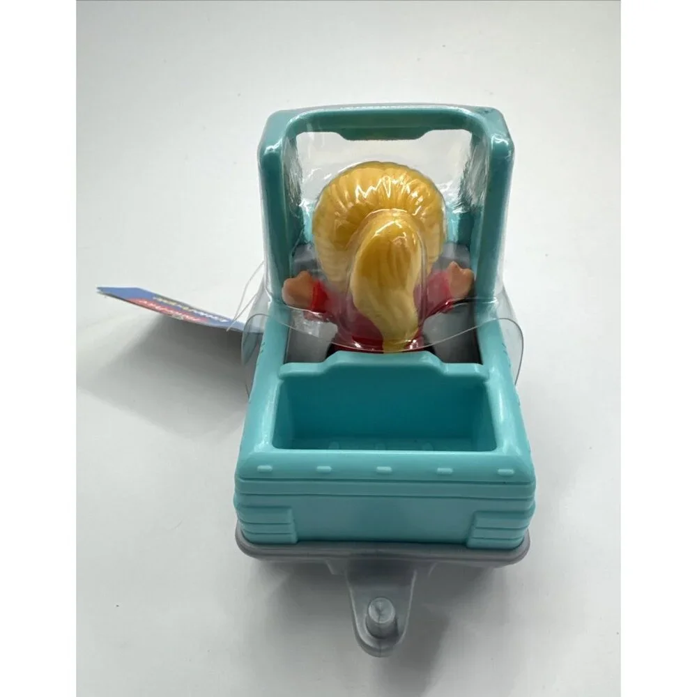 Fisher Price Little People Blue Jeep with Girl Figure Set Pretend Play Toy NEW